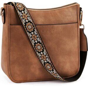 Crossbody Bags for Women Trendy Vegan Leather Hobo Purses Shoulder